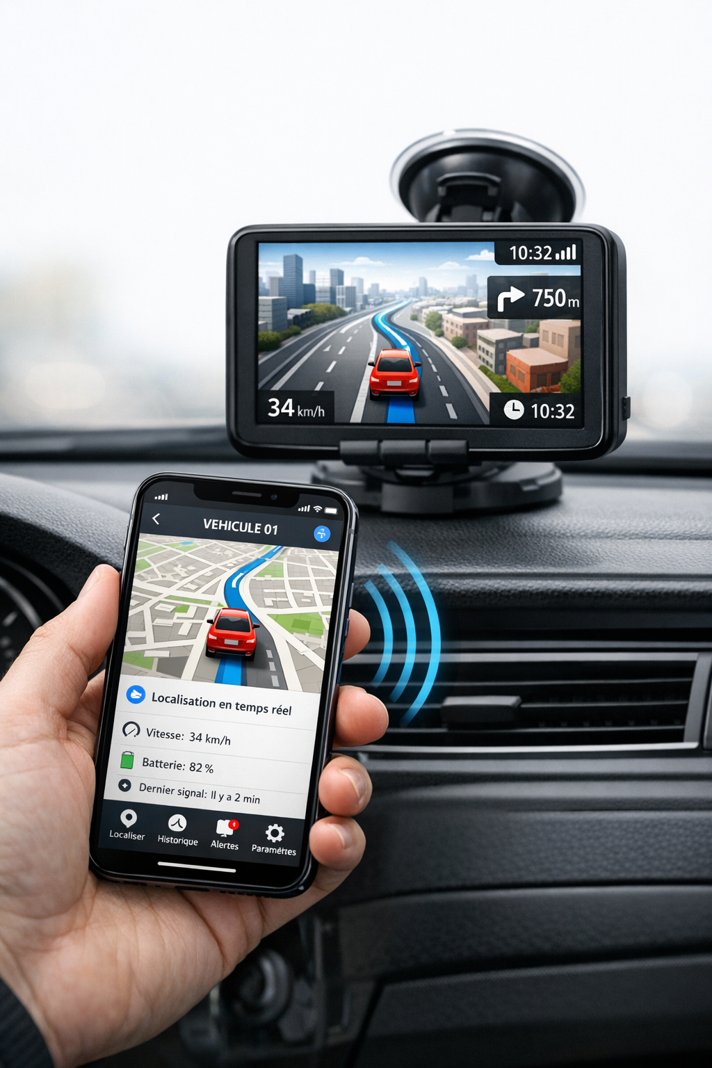 SUPER GPS TRACKER POUR VOITURE ET MOTO + SUIVI EN TEMPS RÉEL ET CONTROLE À DISTANCE