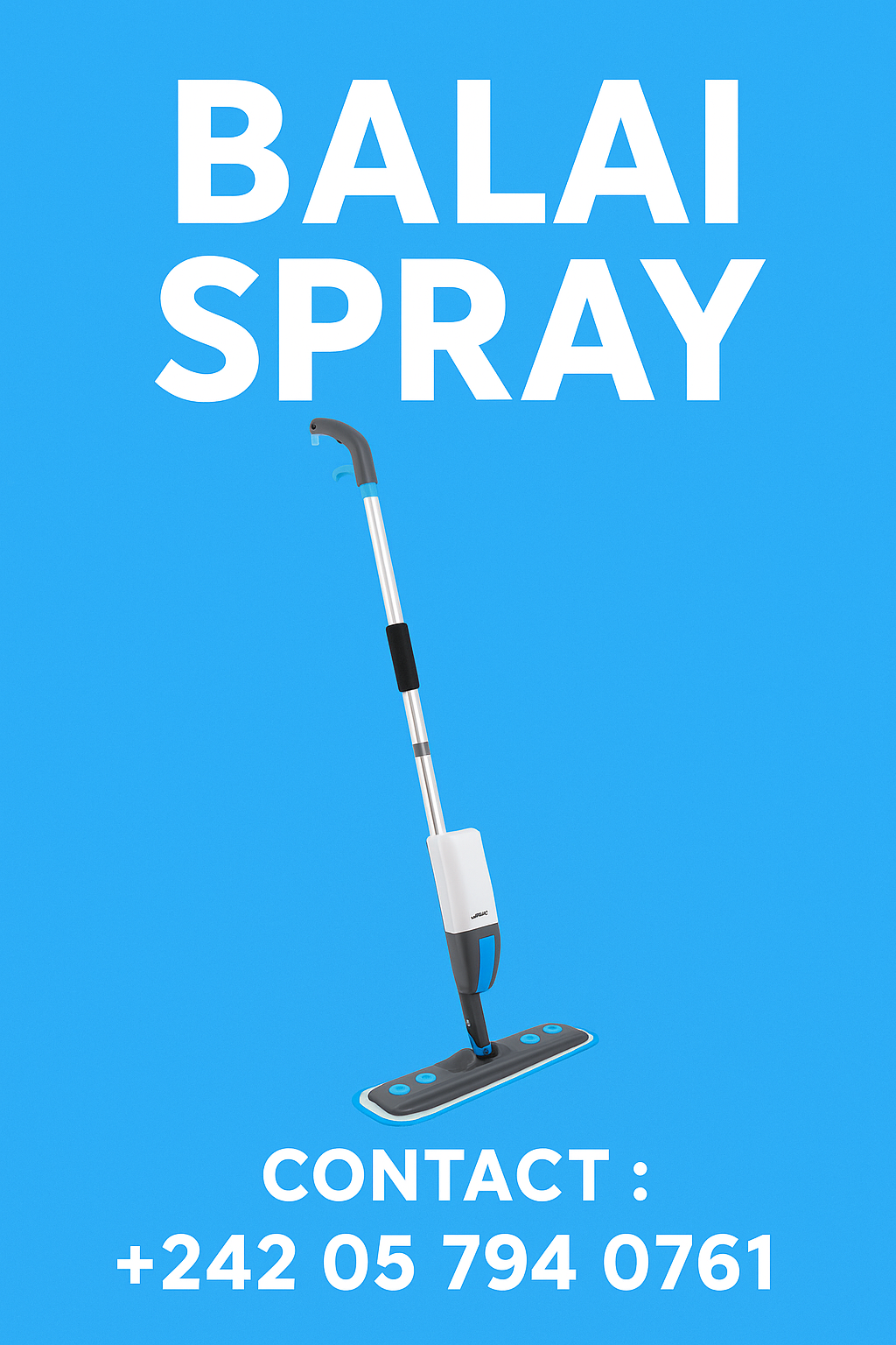 🧹 Balai Spray Serpillière – Nettoyez vite et sans effort !